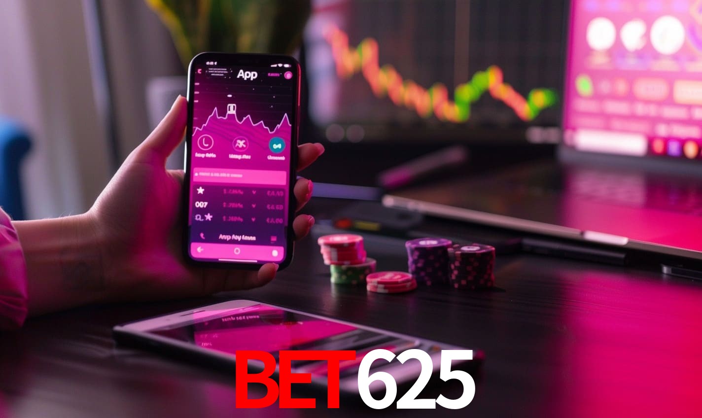 Comparação APP mobile vs versão web da BET625